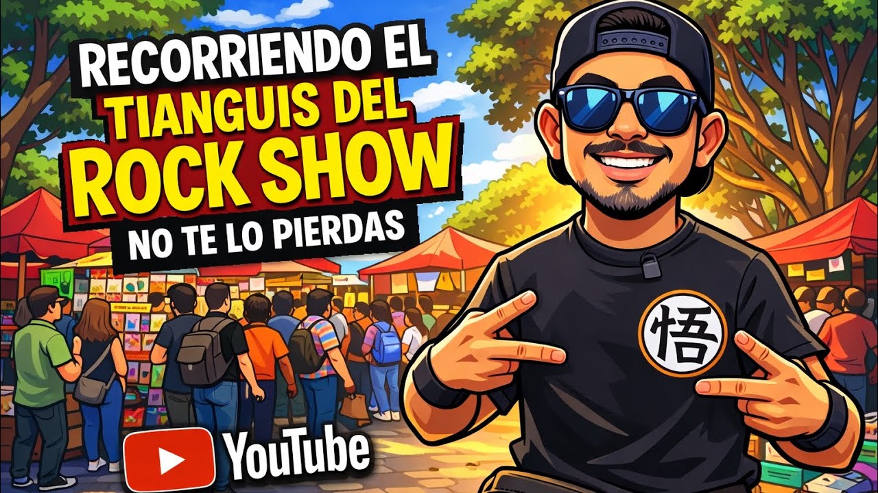 Recorriendo el Tianguis del ROCK SHOW!!!