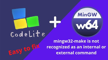 mingw32-make is not recognized as an internal or external command  | in telugu | by Telugu Techcave