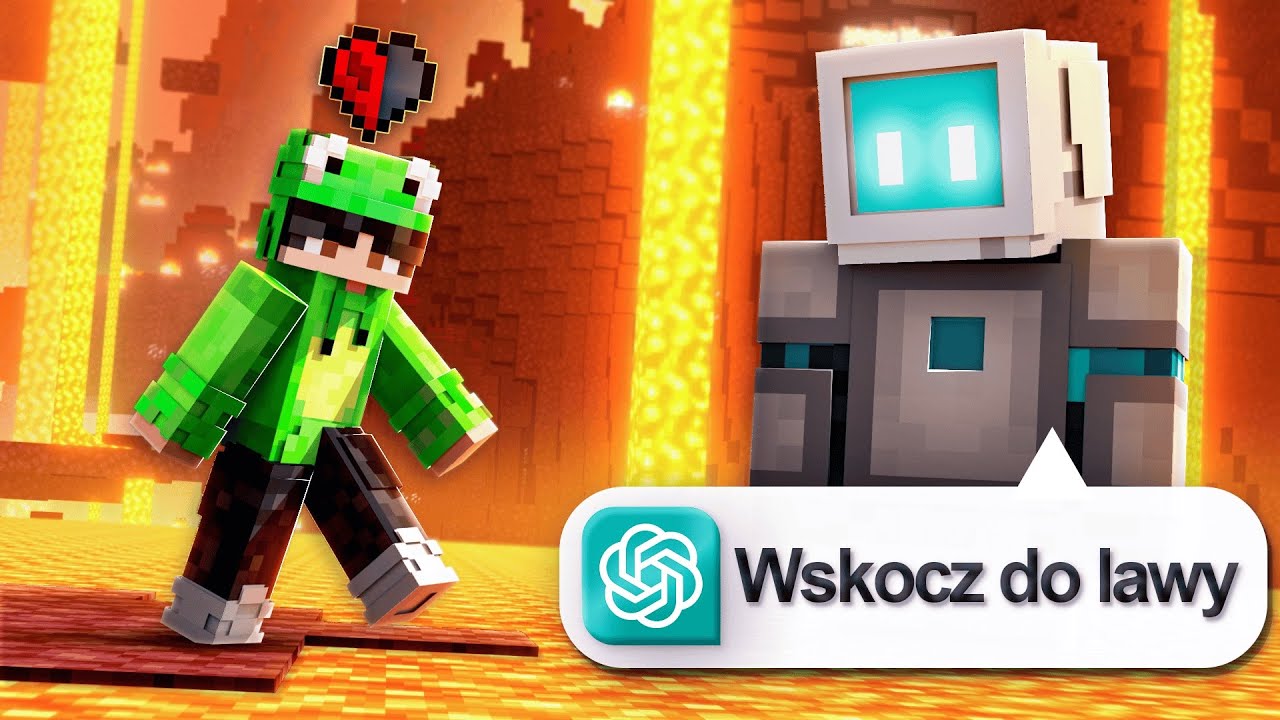 CHATGPT ROZKAZUJE MI PRZEZ 24H W MINECRAFT HARDCORE!
