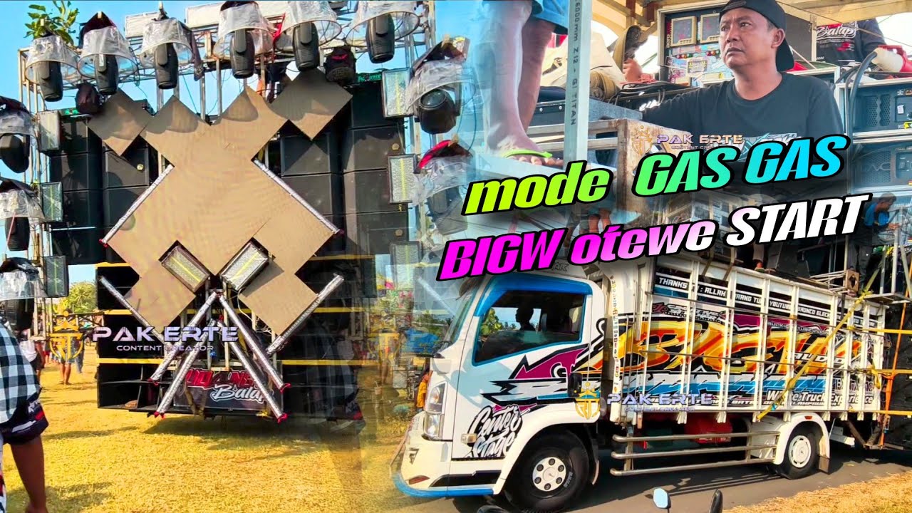 Detik detik kedatangan bigw lumajang di garis start karnaval mayangan Gumukmas jember