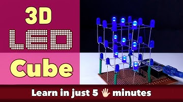 How to Make a 3x3x3 LED Cube with Arduino | Step-by-Step Tutorial