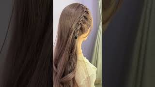 Easy Silk Scarf Braid Updo Hair Tutorial SilkScarfUpdo Braid hairstyle HairUpdoTutorial