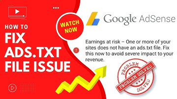 How to fix Ads.txt file in Google AdSense - Blogger Custom Ads txt