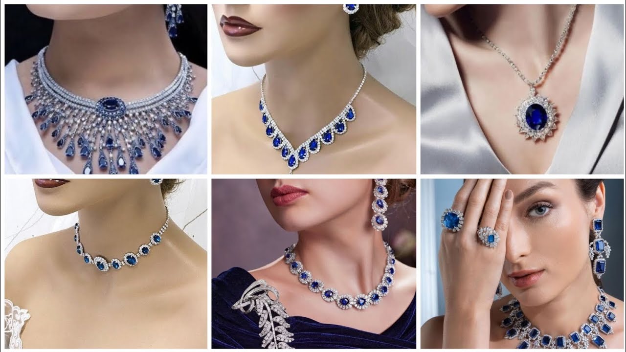 BLUE JEWELLERY 💍💎HOW TO PAIR BLUE JEWELLERY WITH ANY DRESS 👗