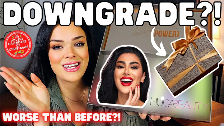 WHY DID IT GET WORSE?! Huda Beauty Advent Unboxing...