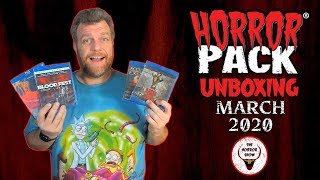 HORROR PACK Blu-Ray Unboxing - March, 2020 - The Horror Show