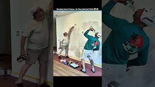 Ronaldo Wasn’t Home So These Workers Did Something Crazy! 😂🔥#shorts #viral #trending #funny #ronaldo