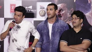 Manoj Bajpayee Makes Fun Of Media Reporter At Satyameva Jayate Trailer Launch