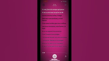 Thumbnail of ~ en nuit ~ • videoclub • #shorts #lyrics #french #viral #lipsync #fyp #viral #songs4u_