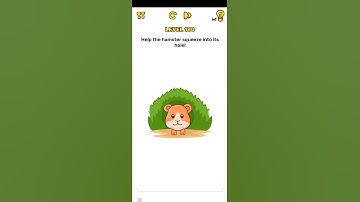 Brain blow level 180 help hamster squeeze into its hole