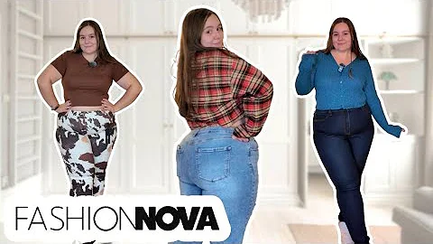 Fashion Nova Plus Size Try On Haul | Size 18/20 Fall Tops & Denim Jeans