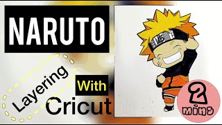 NARUTO ANIME Layering Vinyl with CRICUT Decal Oddly Satisfying Art screenshot 3