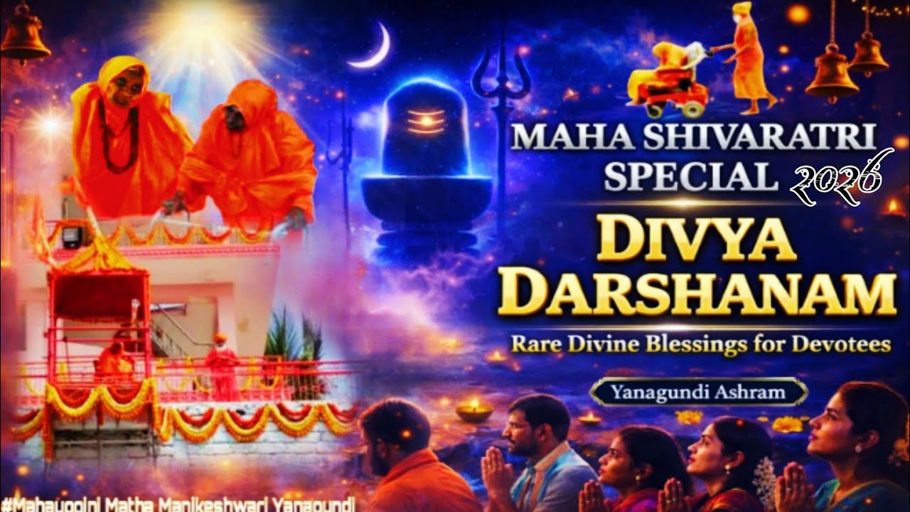 Sri Mahayogini Matha Manikeshwari మహాశివరాత్రి దివ్య దర్శనం 2026 | Maha Mangala Aarti | Yanagundi