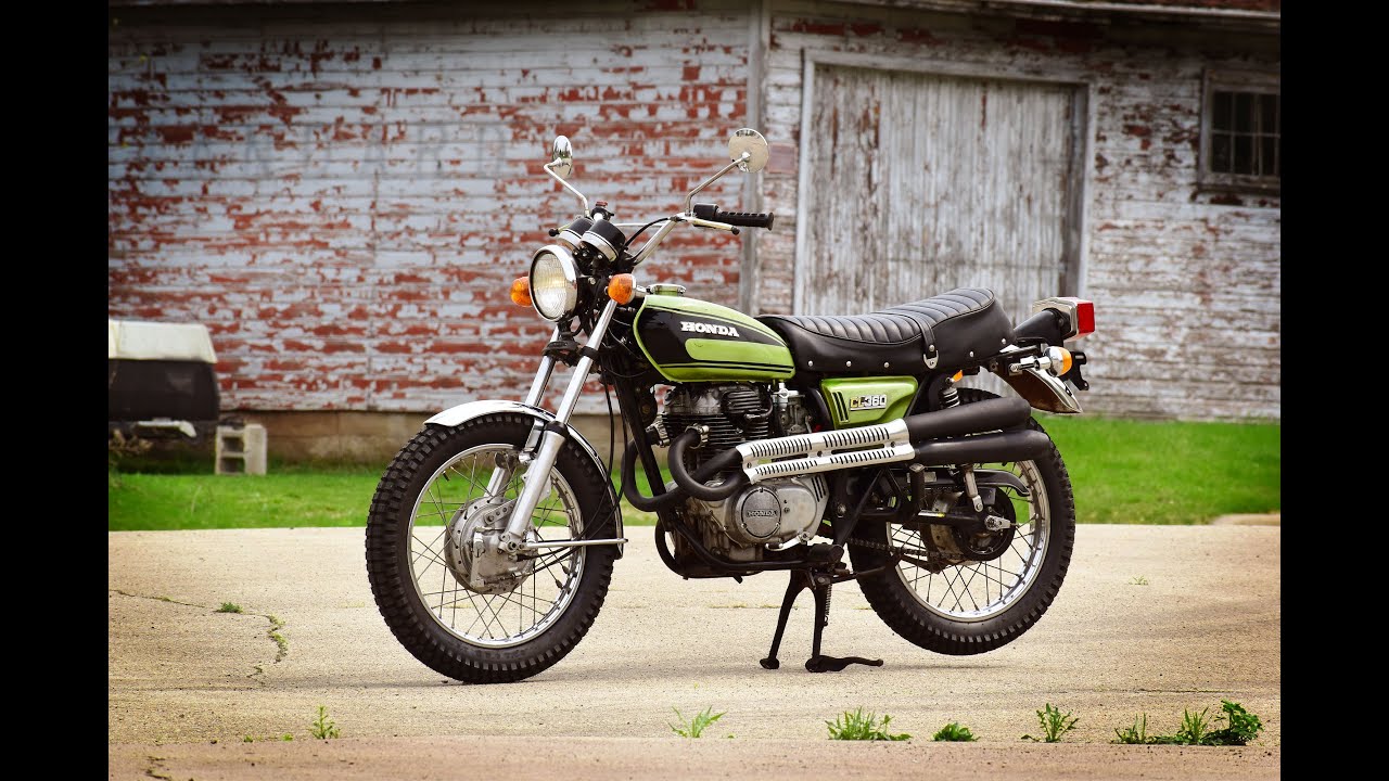 Sold 1974 Honda Cl360 Scrambler Youtube