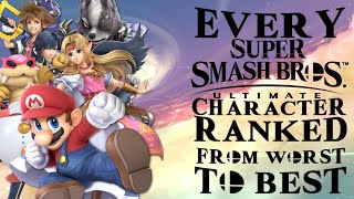 Every Smash Ultimate Character RANKED From WORST To BEST