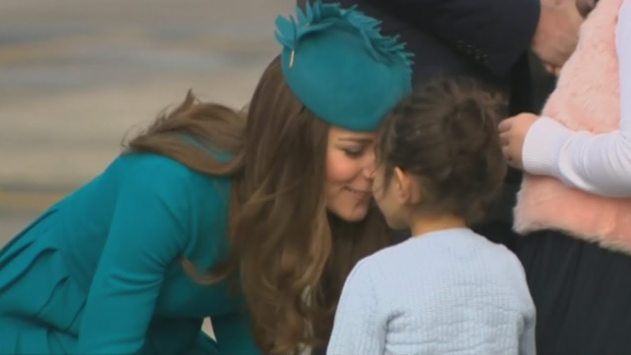 The Duke and Duchess of Cambridge visit Dunedin for Sunday service