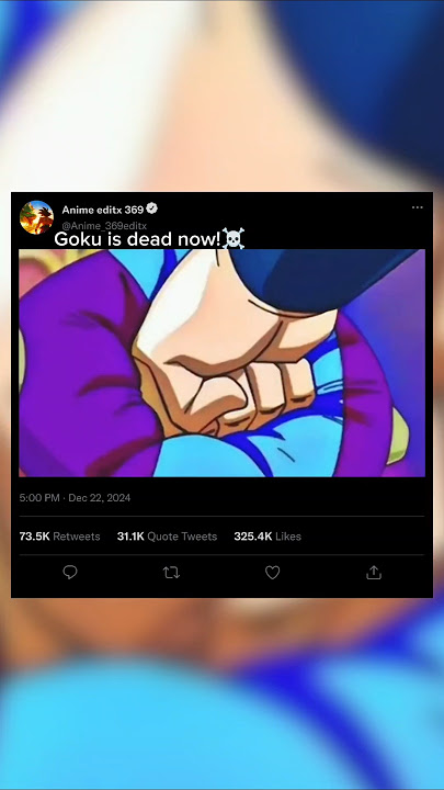 Goku punches Zeno ☠️ #shorts #dbs