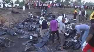 Mass grave for tanker explosion victims