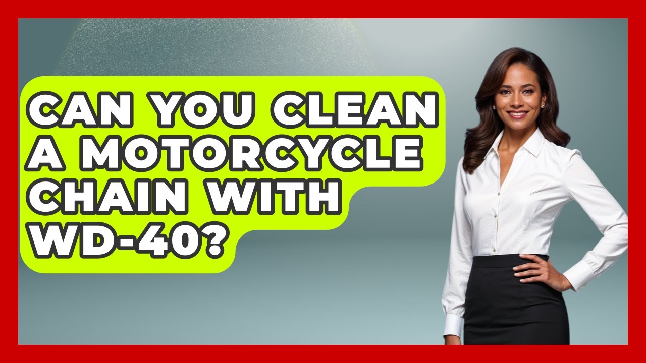 Can You Clean A Motorcycle Chain With WD-40? - Ride or Die Motorcycles