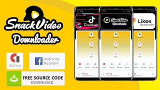 How to make Snack Video Downloader App | Snack Video Downloader Source Code screenshot 5