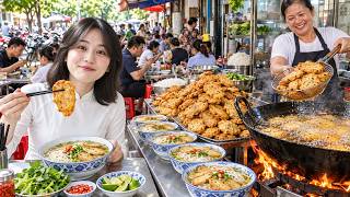 BUN CHA CA: A Mountain of Fried Fish Cakes Behind a 17K Bowl and 5 More | Vietnamese Street Food