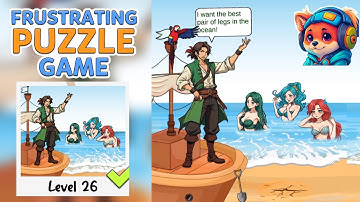 Frustrating Puzzle Game – Level 26 Walkthrough Solutions | iOS / Android Gameplay