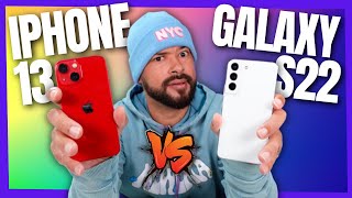 IPHONE 13 vs GALAXY S22, quem GANHA essa BATALHA? 🤔