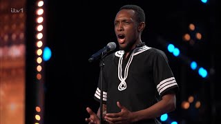 Britains Got Talent 2024 Innocent Masuku Unbelievable Audition Full Show Wcomments Season 17 E02