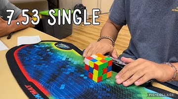 7.53 PR 3x3 Single | First Sub 8!!!