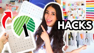 BEST Dollar Tree ORGANIZING HACK EVER (not clickbait) GENIUS home hacks using the ALL NEW Peg System