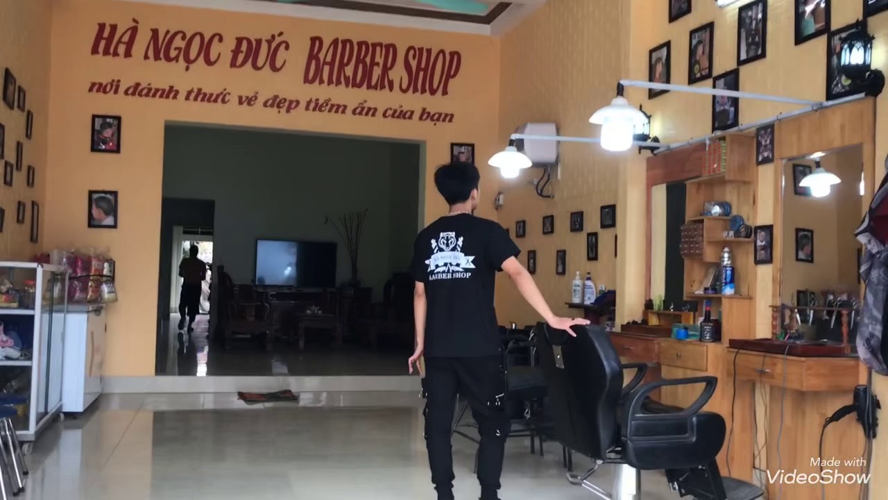 trang tri tiem toc don gian 2022 Lên Ít Đồ Trang Trí Tiệm Cắt Tóc Nam BarBer Shop Hà Ngọc Đức