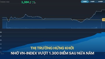 Thị trường hứng khởi nhờ VN-Index vượt 1.300 điểm sau nửa năm | VTVIndex