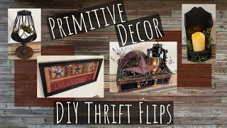 Primitive Country Home Decor Thrift Flips | DIY Ideas For Decorating Your Home Or Resale