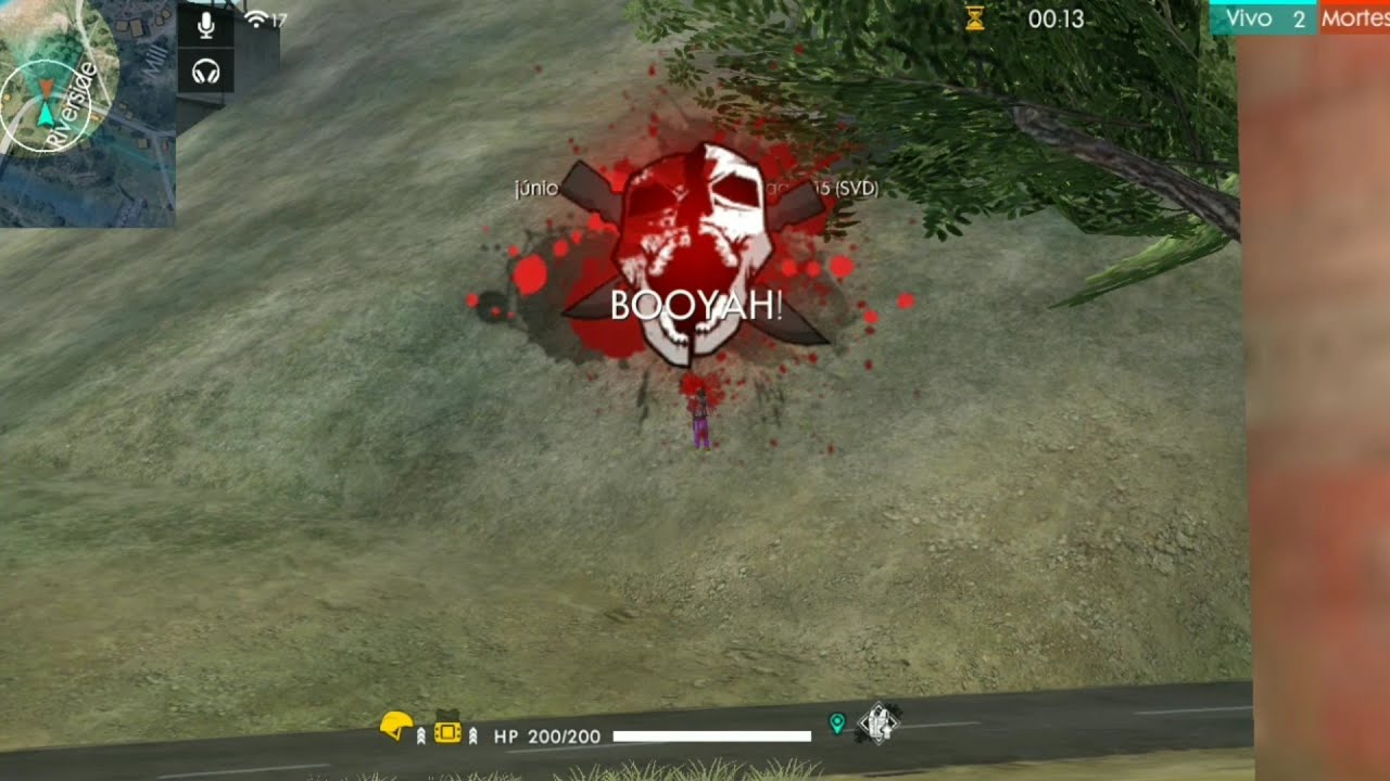 Booyah Com 2 Hs 13 Me Assistindo 7 Kill Free Fire Youtube