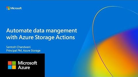 Automate data management with Azure Storage Actions