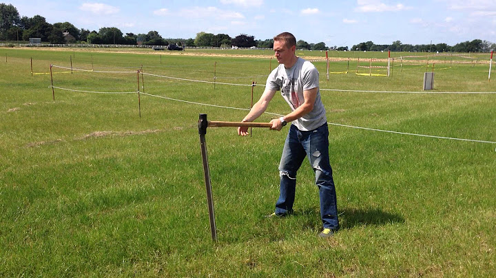 How to swing a sledge hammer (short)