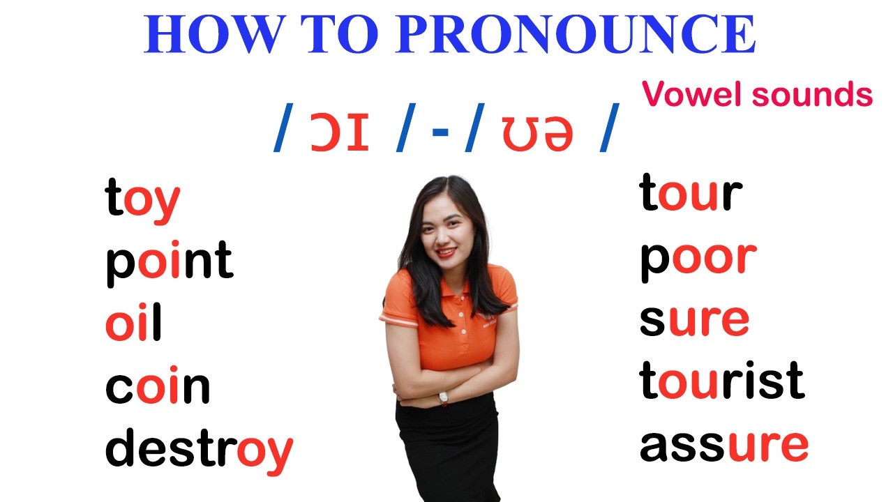How to pronounce ɔɪ and ʊə sounds in English | Vowel Sounds | IPA - YouTube