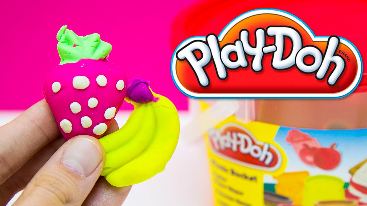 Play Doh Picnic Bucket Playset Play Dough Cookies, Sandwich, & Fruit