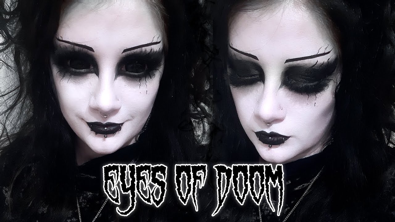 Black Eyes of Doom Makeup | Black Friday - YouTube