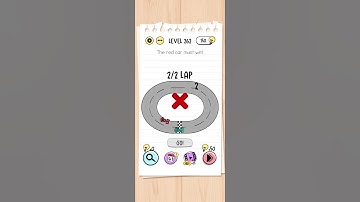 brain test game level 262||the red car must win!#knowledge #braintest #game #iqquiz