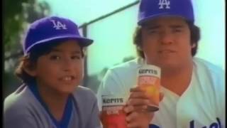 1981 Fernando Valenzuela Los Angeles Dodgers Kern's Commercial