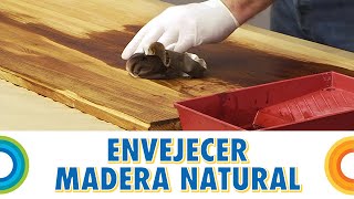 tolerancia Destierro Portero Envejecer madera natural (Bricocrack) - YouTube