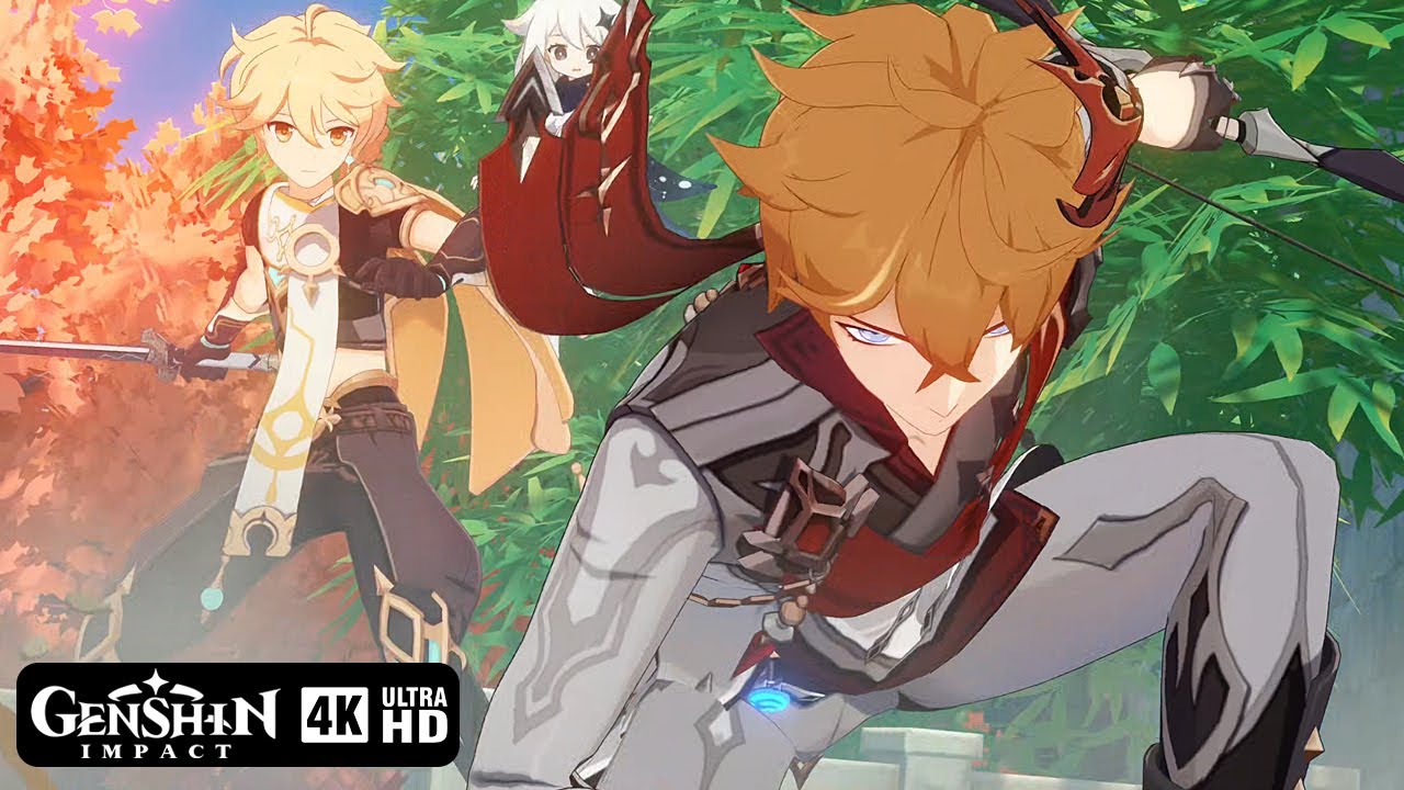 Childe Helped Aether Escape The Crime Scene | Genshin Impact Cutscene Animation