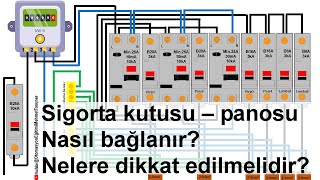 Sigorta Kutusu Panosu Nasıl Bağlanır? Nelere Dikkat Edilmelidir? Detay Tüyolar. -