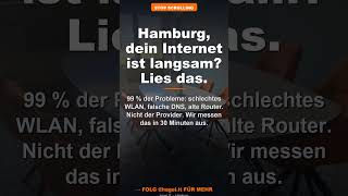 Hamburg, dein Internet ist langsam? Lies das.