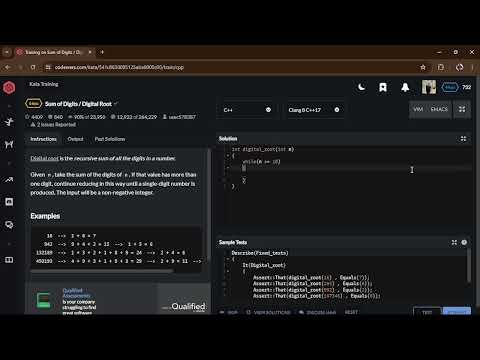 Sum of Digits / Digital Root on Codewars