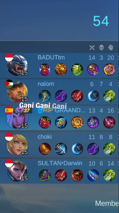 gani gani #shorts #mobilelegends #mlbb #fyp #youtubeshorts