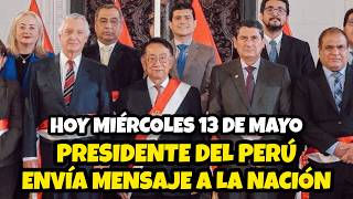 PRESIDENTE DEL PERÚ ENVÍA MENSAJE A LA NACIÓN