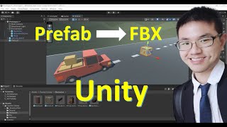 I converted the Prefab asset to FBX. #unity #gamedev