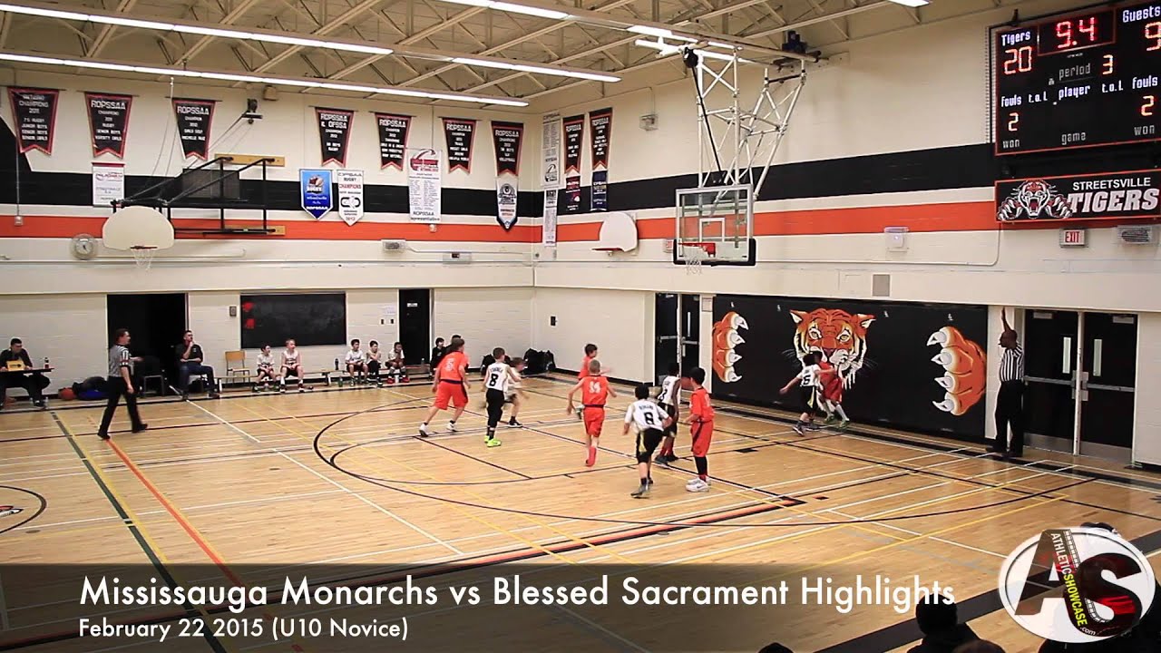 Mississauga Monarchs vs Blessed Sacrament- U10 Novice Boys Game Highlights